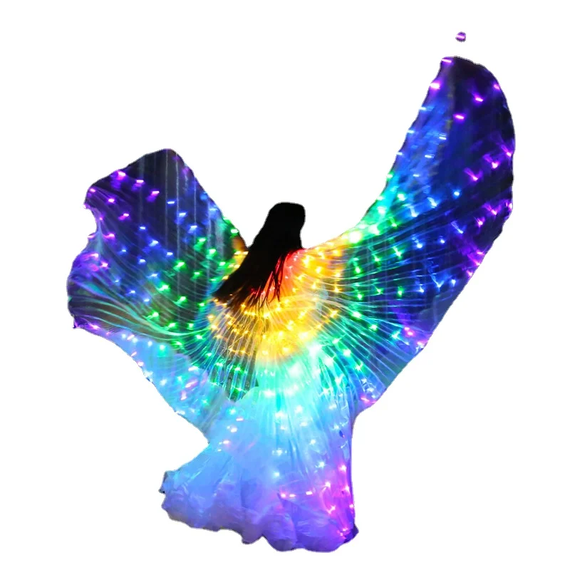 Luminous Toys LED Small Butterfly Wings Children\'s Cloak Belly Dance Costume Props Wings Children\'s Luminous Toys