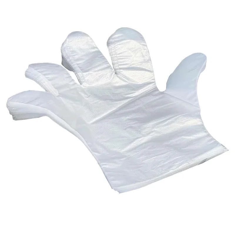 Eco-Friendly Transparent Disposable PE Gloves