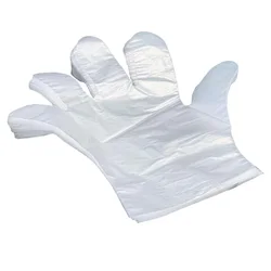 Eco - Friendly Transparent Disposable PE Gloves - 50pcs (Transparent)