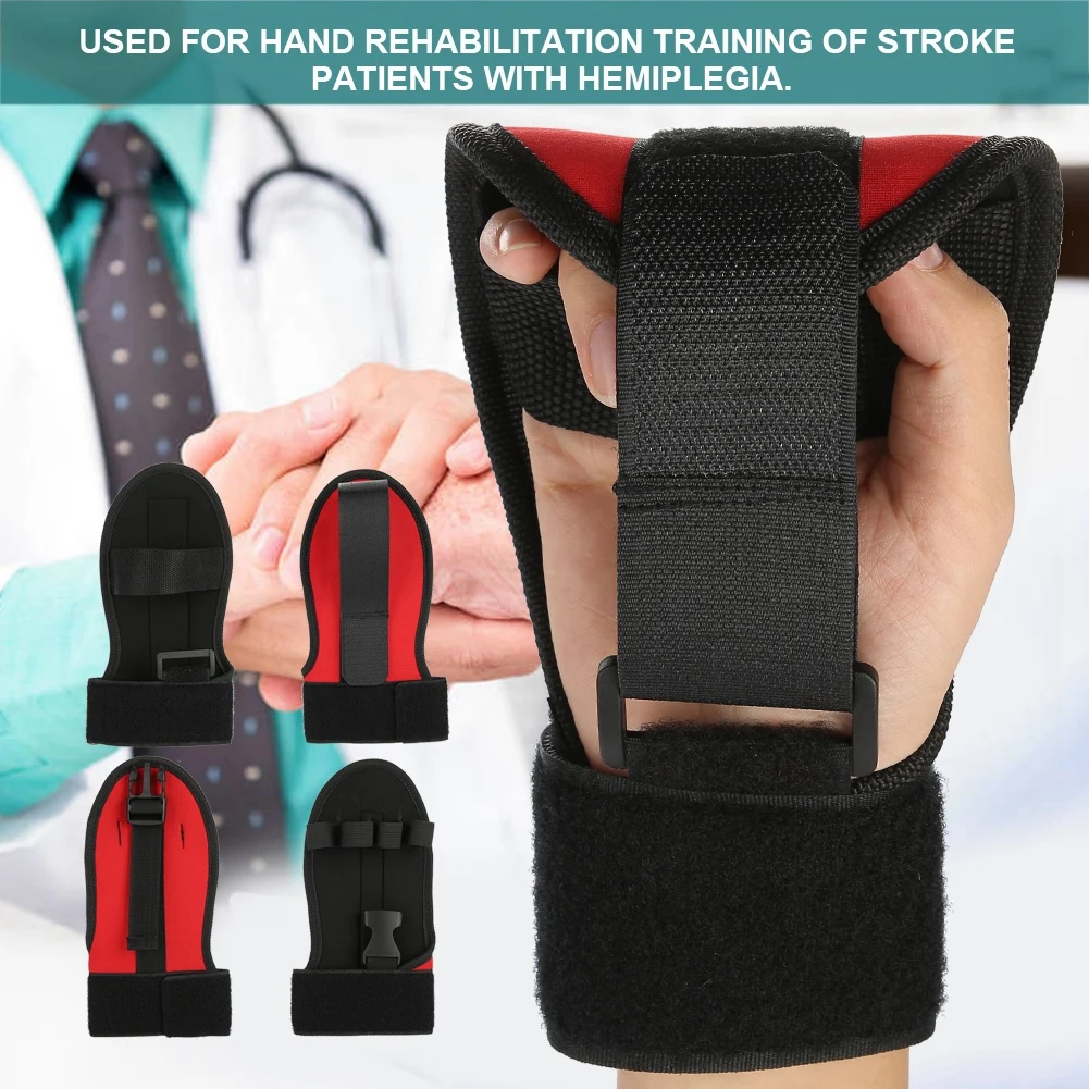 Black Finger Glove Auxiliary Fixed Gloves Rehabilitation Training Equipment Hand Fist Finger Glove Rehabilitation Training