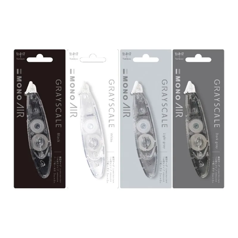 Tombow Grayscale Series Limited Mono Pen Shape Silent Correction tape Replaceable Core 6m School Supplies
