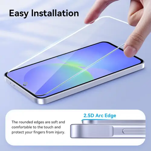 3PCS HD Tempered Glass Screen Protector for Samsung A17 A27 A37 A57 A16 A26 A36 A56 A55 A53 A54 A35 A25 A15 Galaxy S26 S25 Ultra - Image 2