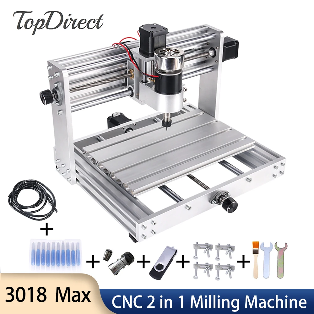 TopDirect 200W Spindle Laser Engraver CNC 3018 Max Wood Router Milling  Cutting Machine GRBL Laser Engraving Machine for Acrylic - AliExpress
