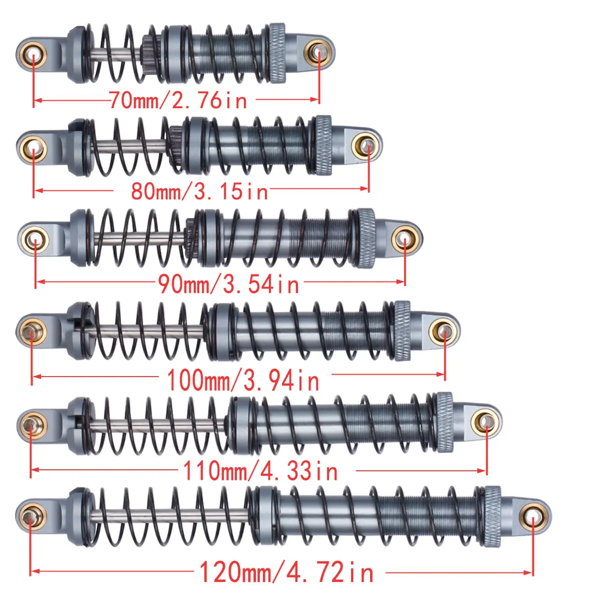 Pneus RC 4x 70-120mm - Lot de 4 Roues Voiture Radiocommandée