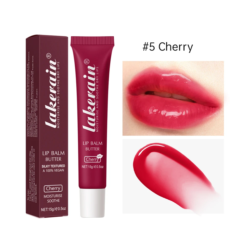 Summer Tinted Vegan Lip Butter Balm for Instant Moisture & Shine