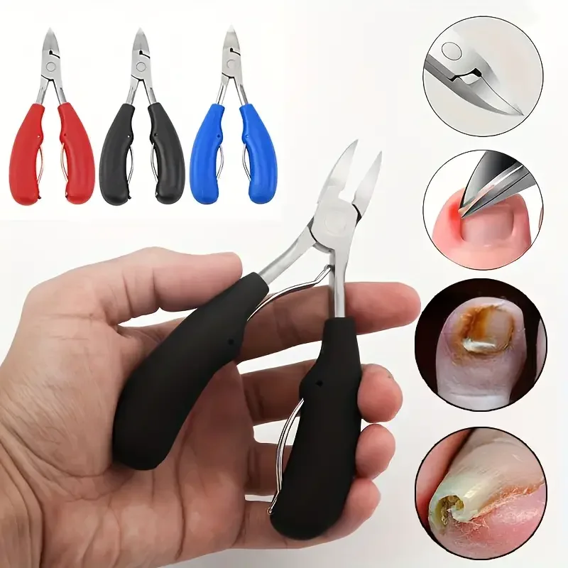 1Pc Professional Nail Clippers Thick Nails Trimmer for Ingrown Toenails Paronychia Trimmer Cutter Manicure Scissor Pedicure Tool 4