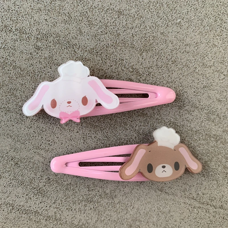 Sugarbunnies Hair Clip Cute Hair Pins Cartoon Bunny Kawaii Accessories for Girls Women Headwear
