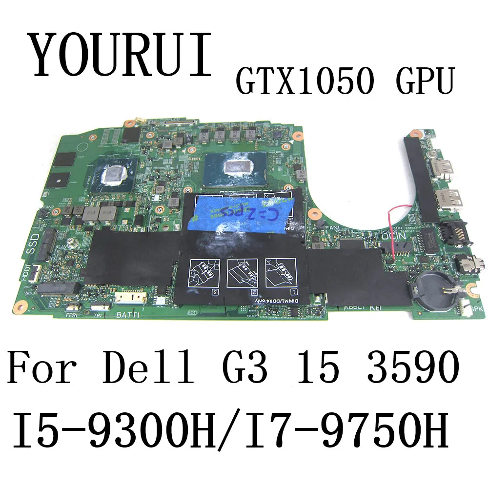 Материнская плата 18839-1 для ноутбука DELL G3 15 3590 с I5-9300H/I7-9750H CPU GTX1050 GPU материнская плата