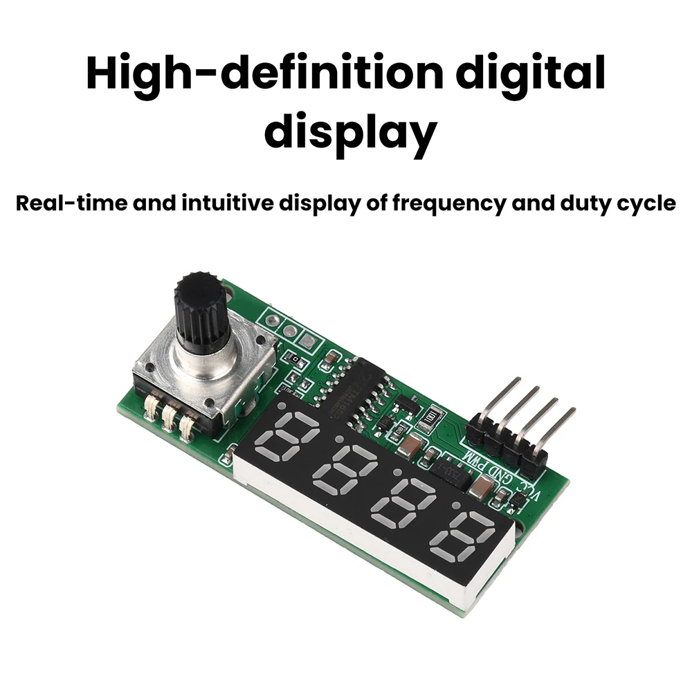 Modulo Generatore di Segnale PWM con Ciclo di Lavoro Regolabile, Gamma di Frequenza 1Hz-5MHz e Display Digitale per il Controllo della Velocità del Motore - immagine 6