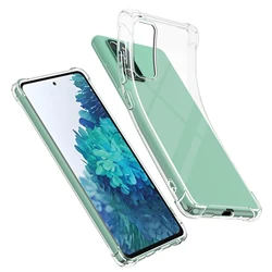Durable Clear Shockproof Protective Phone Case with Soft Shell - Galaxy S20 FE (Clear)