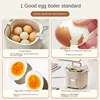 220V Multifunctional Egg Boiler and Steamer for Soft/Medium/Hard Eggs Automatic Egg Cooker For Eggs Vegetables and Seafood 4