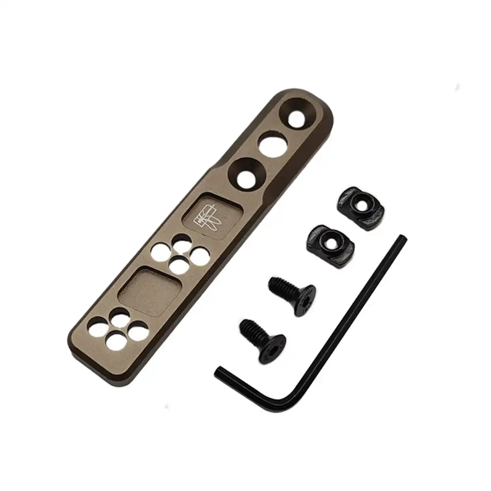 M300/M600 Support 45&deg; Side Guide MLOK/KEYMOD Fishbone Increasing Guide Tactical Flashlight Clamp for Margaap Kam Ming