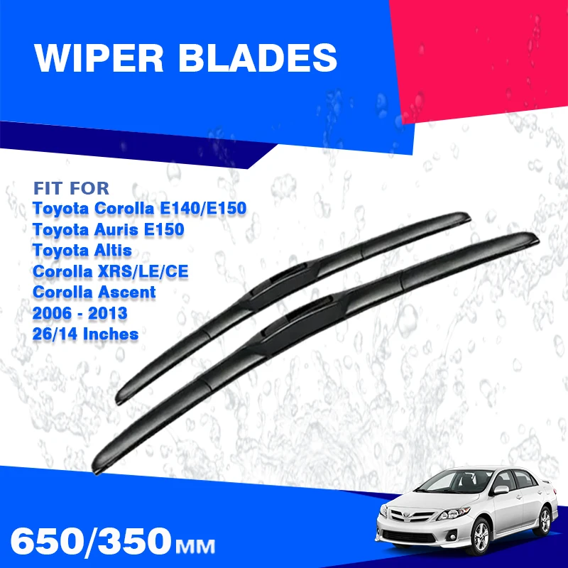 

Гибридные щетки стеклоочистителя для Toyota Corolla E140 E150 E15 2006 - 2013 Altis Ascent LE XRS CE