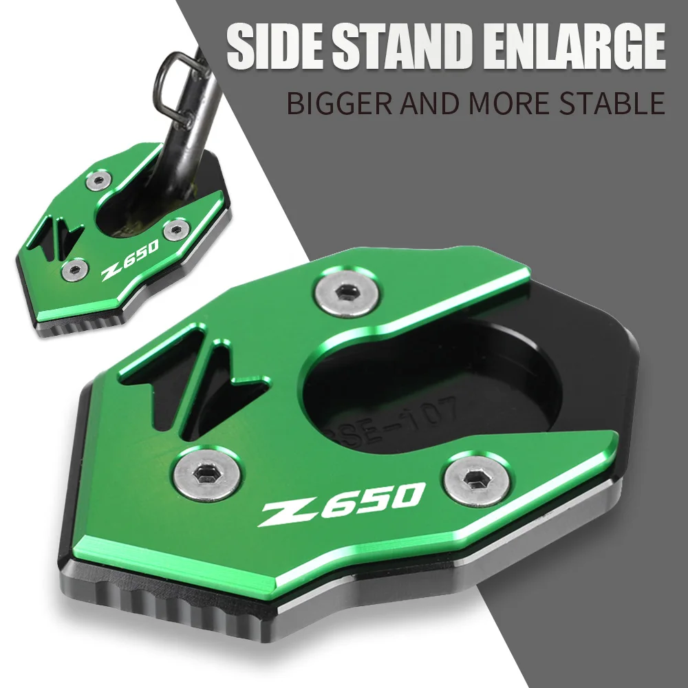 

Аксессуары для мотоциклов KAWASAKI Z650 2017 2018 2019 2021, боковая подставка, увеличитель, поддерживающий удлинитель, боковой бандаж
