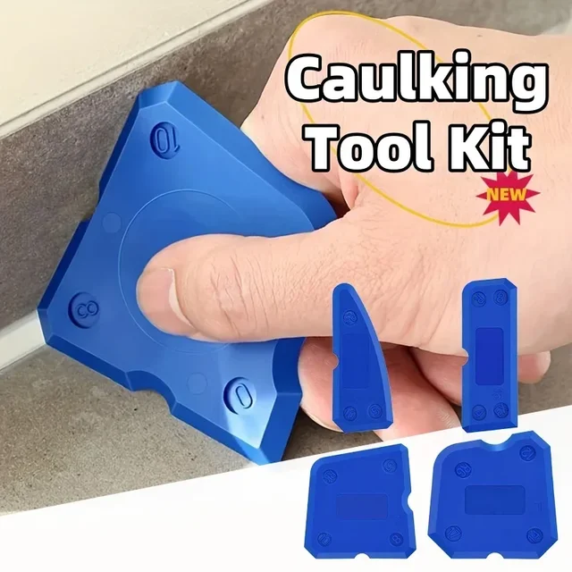 Kit 7-in-1 Per Sigillante E Silicone - Spatole, Raschietti Per Cucina, Bagno E Pavimenti