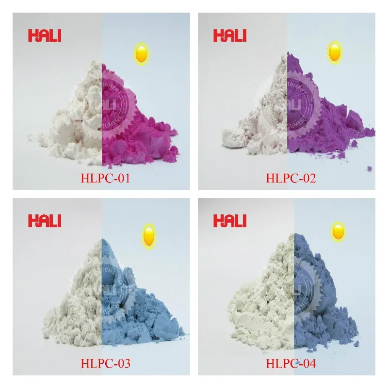 10 그램/가방 로즈 레드 컬러 HLPC-11N 자외선에 민감한 광변색 안료 분말