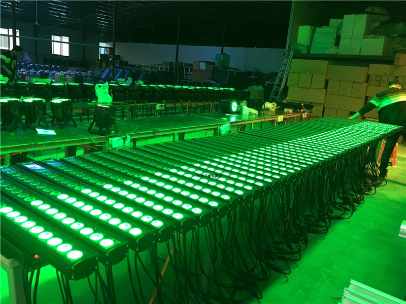 4 pieces Pixel control IP65 rgbw led wall washer light 18x10w 4in1 dmx outdoor l