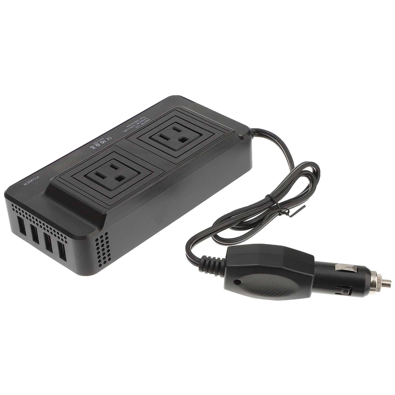 

Inverter Car Lighter 12v 120v Converter Aluminum Alloy Power Automotive