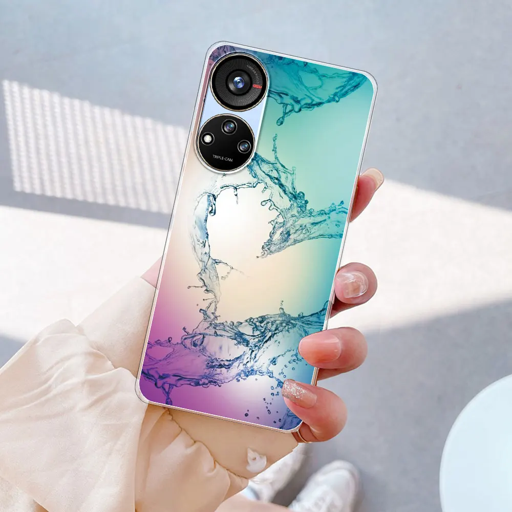 Clear Soft Silicone Shockproof Phone Case - Protective Coque Cover