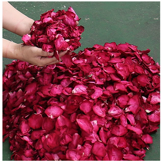 50g Dried Rose Petals Natural Flower Bath Spa Whitening Shower Relieve  Fragrant Hot Spring Milk Bath Soaking Flower Petals - AliExpress