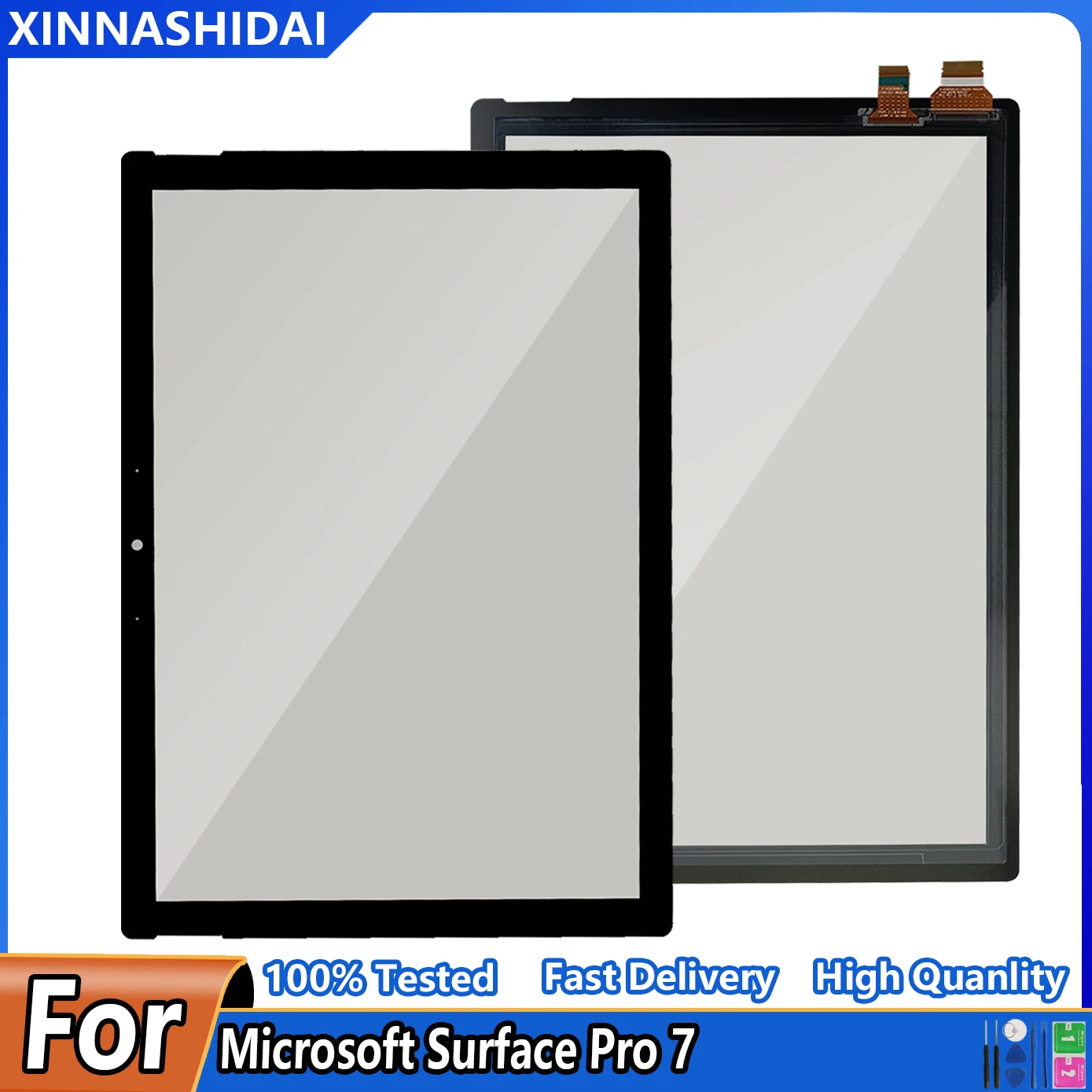New Touch For Microsoft Surface Pro 7 Touch Screen Digitizer Glass