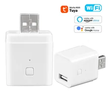 WiFi 미니 마이크로 USB 어댑터 5V WiFi USB 전원 어댑터 스마트 타이밍 충전 플러그 투야 알렉사 구글 홈 얀덱스 앨리스 호환