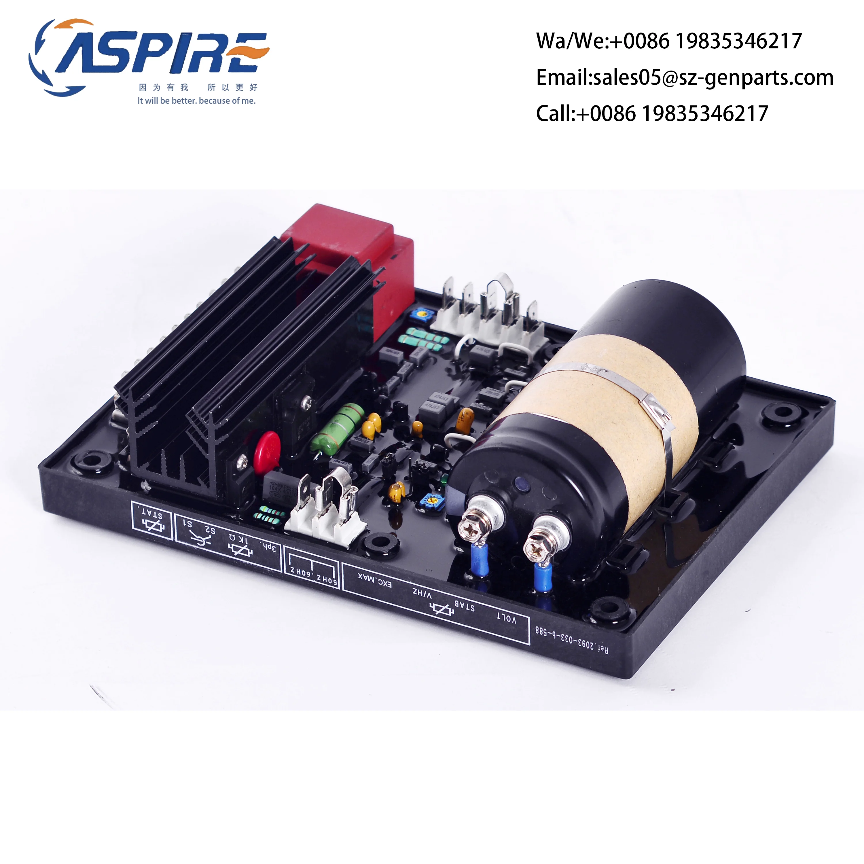 

NEW AVR R449 Power Generator Automatic Voltage Regulator Stabilizer brushless alternator Generator Spare Parts