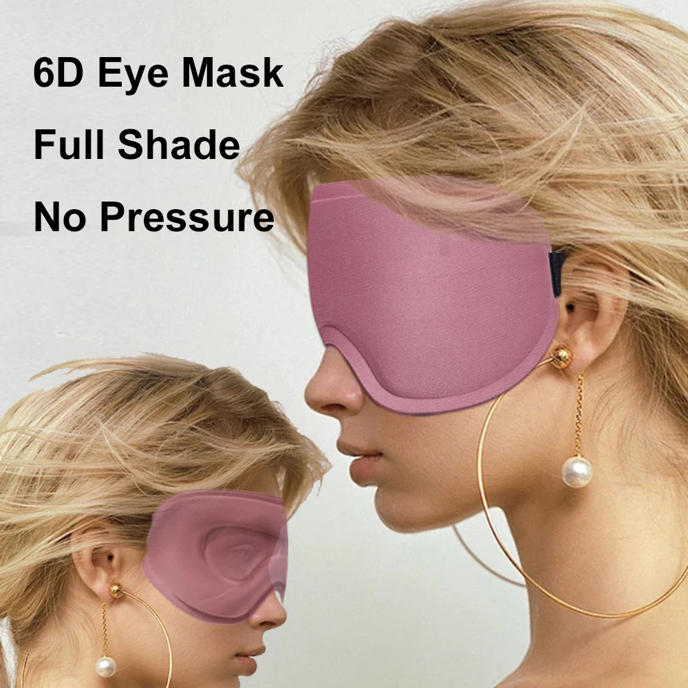 3D Sleeping Mask Block Out Light Sleep Mask for Eyes Soft Sleeping Aid Eye Mask for Travel Eyeshade Night Breathable Slaapmasker