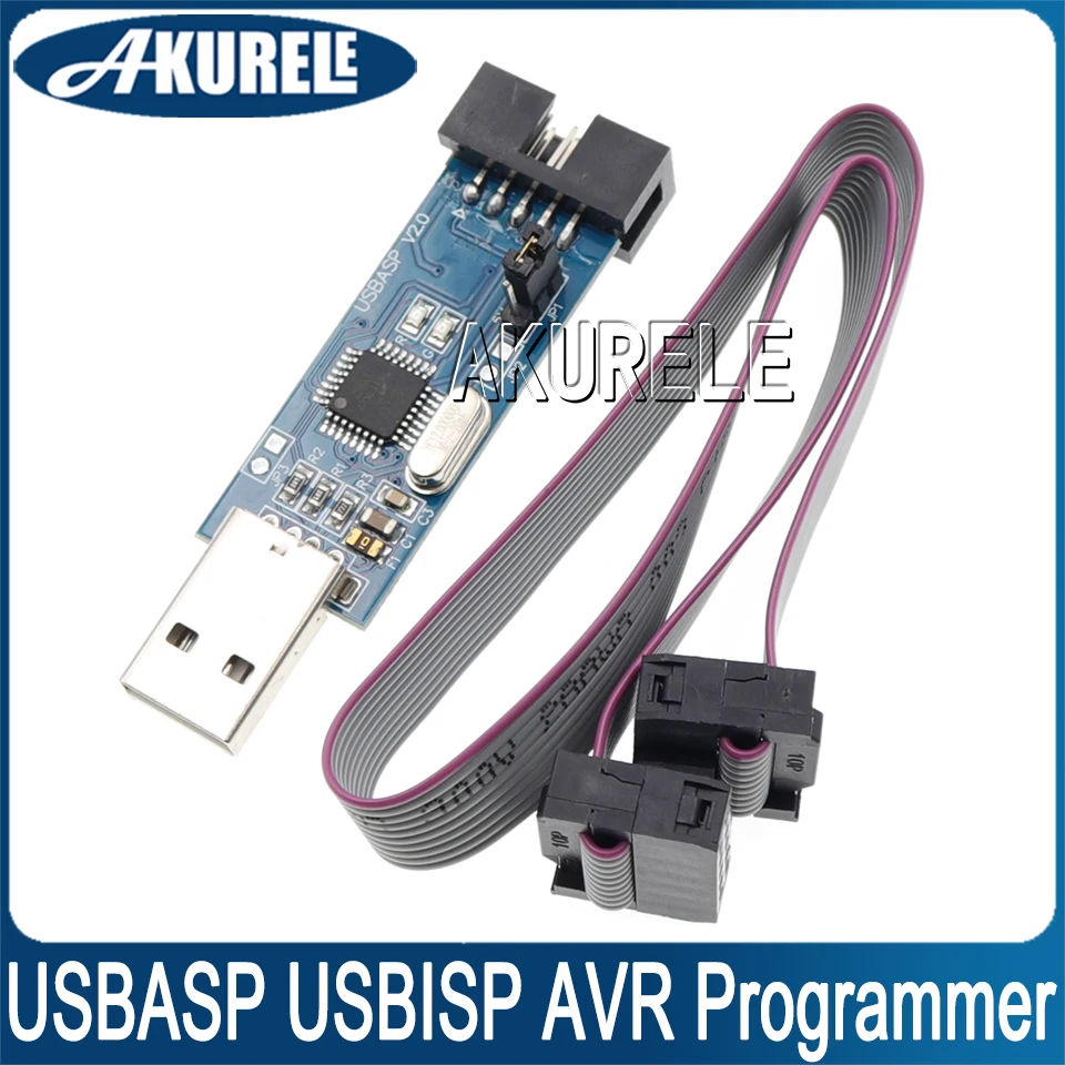 

Программатор USB ISP ASP ATMEGA8 ATMEGA128 с поддержкой Win7 Win8 64K 51 ISP