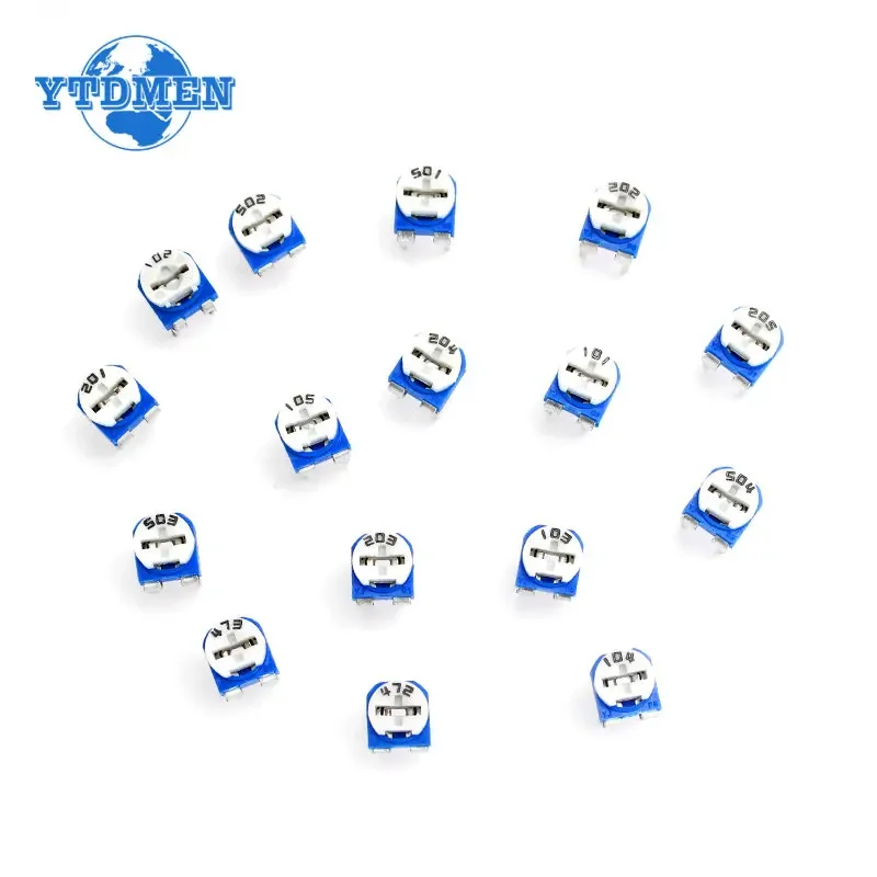 Potentiometer Variable resistor Trimmer Potentiometers multiturn potentiometer potentiometer kit trimmer potentiometer 65PCS