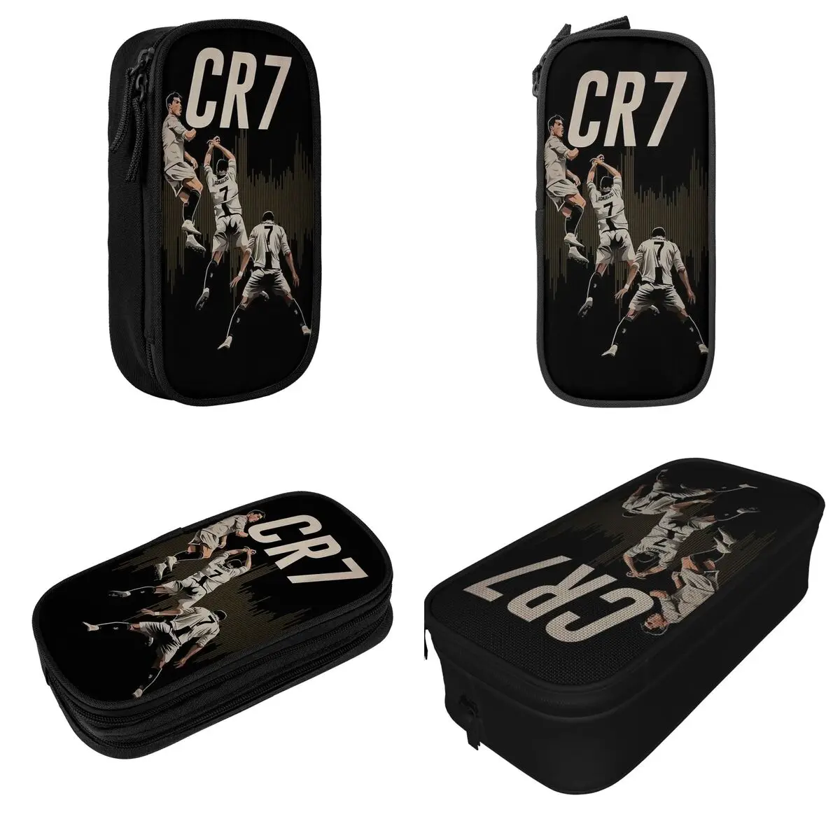 Pencil Case CR7 Football Soccer Large Storage Student Gift