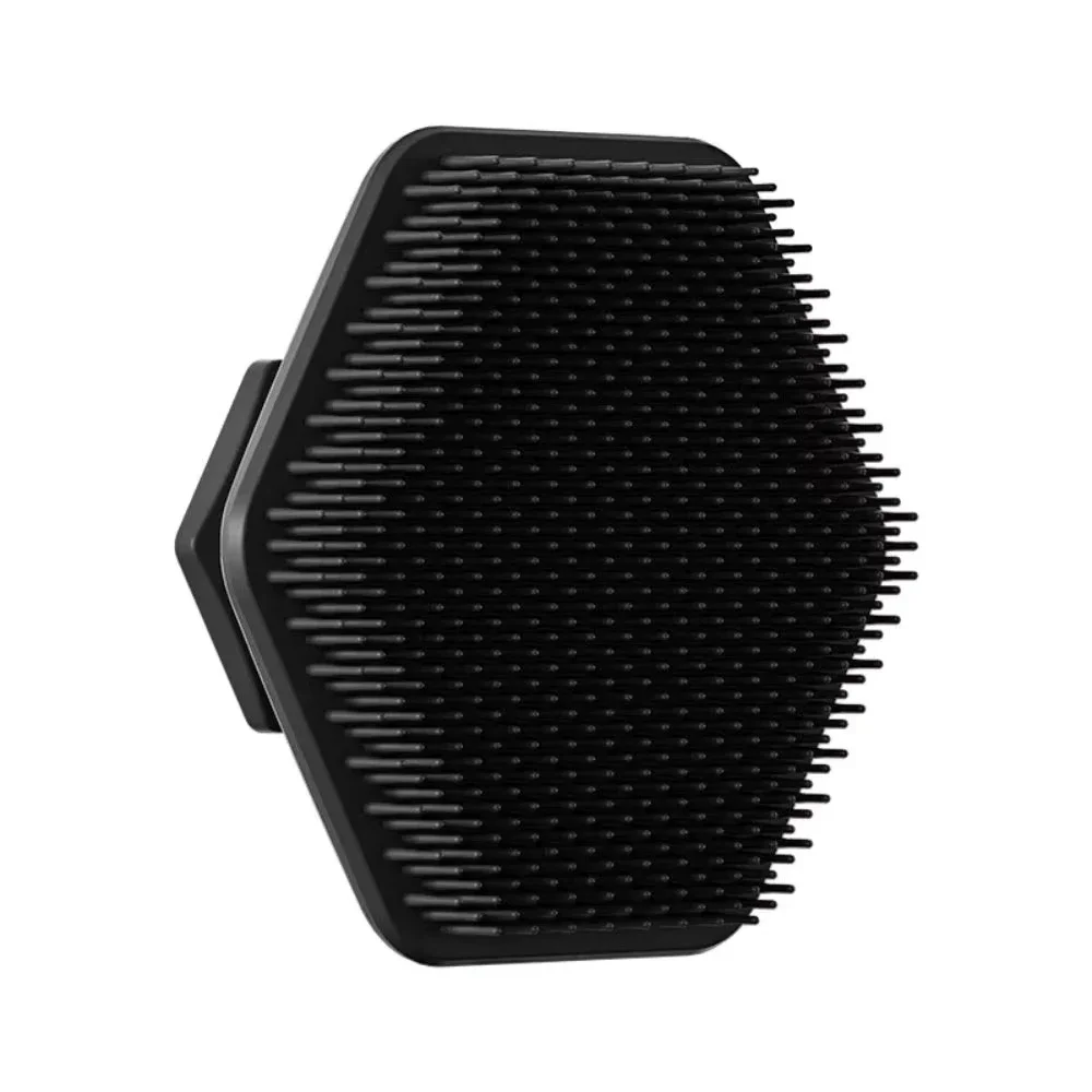 Men Silicone Face Scrubber Brush Manual Facial Cleansing Deep Clean Black