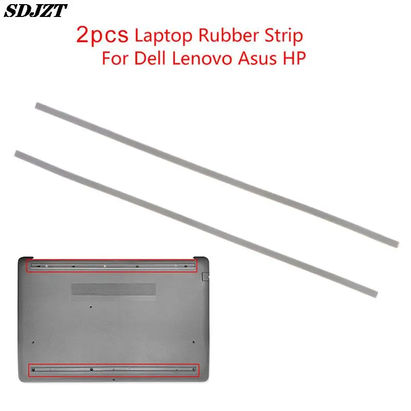 2pcs Universal Laptop Rubber Strip For Lenovo/Asus/HP/Dell DIY Bottom