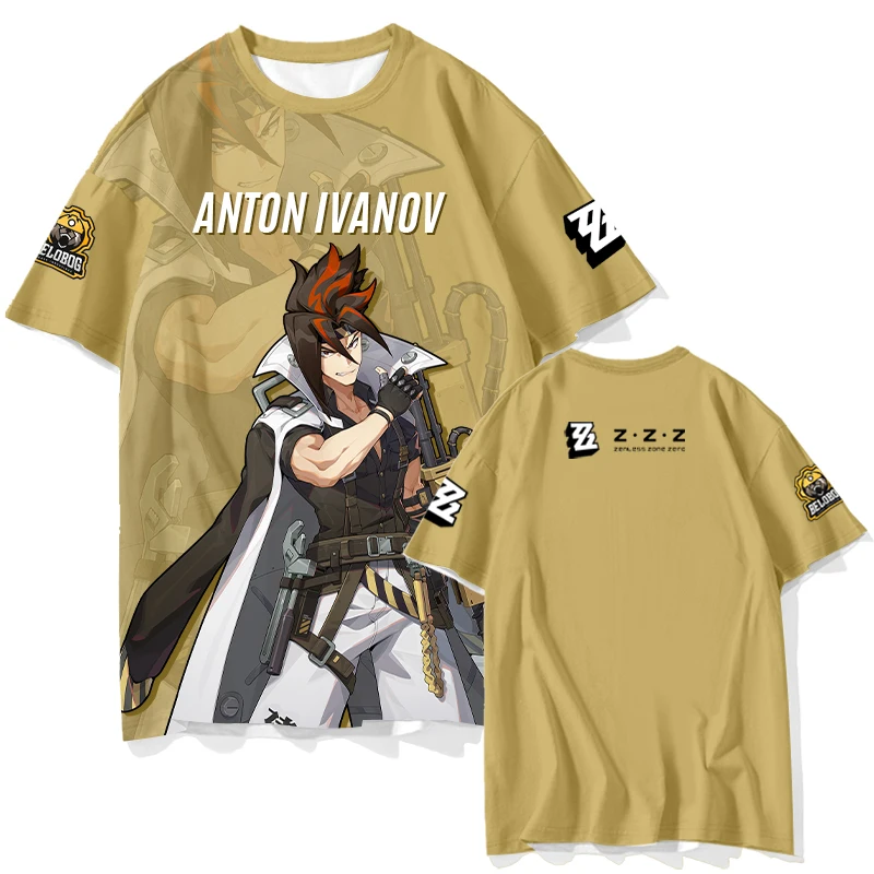 Zenless Zone Zero Short Sleeve T Shirt Kids Tees Cosplay Tops