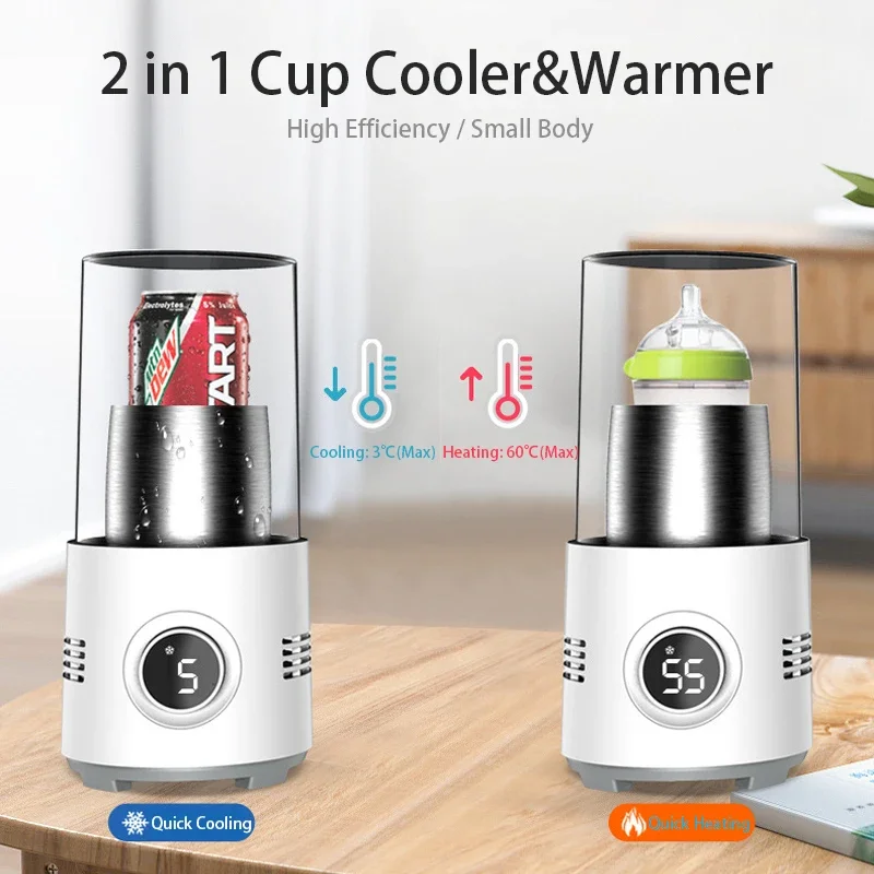 Buy Coffee Warmer Cup Cooler Desktop 2in1, Coffee Tea Drinks Mug