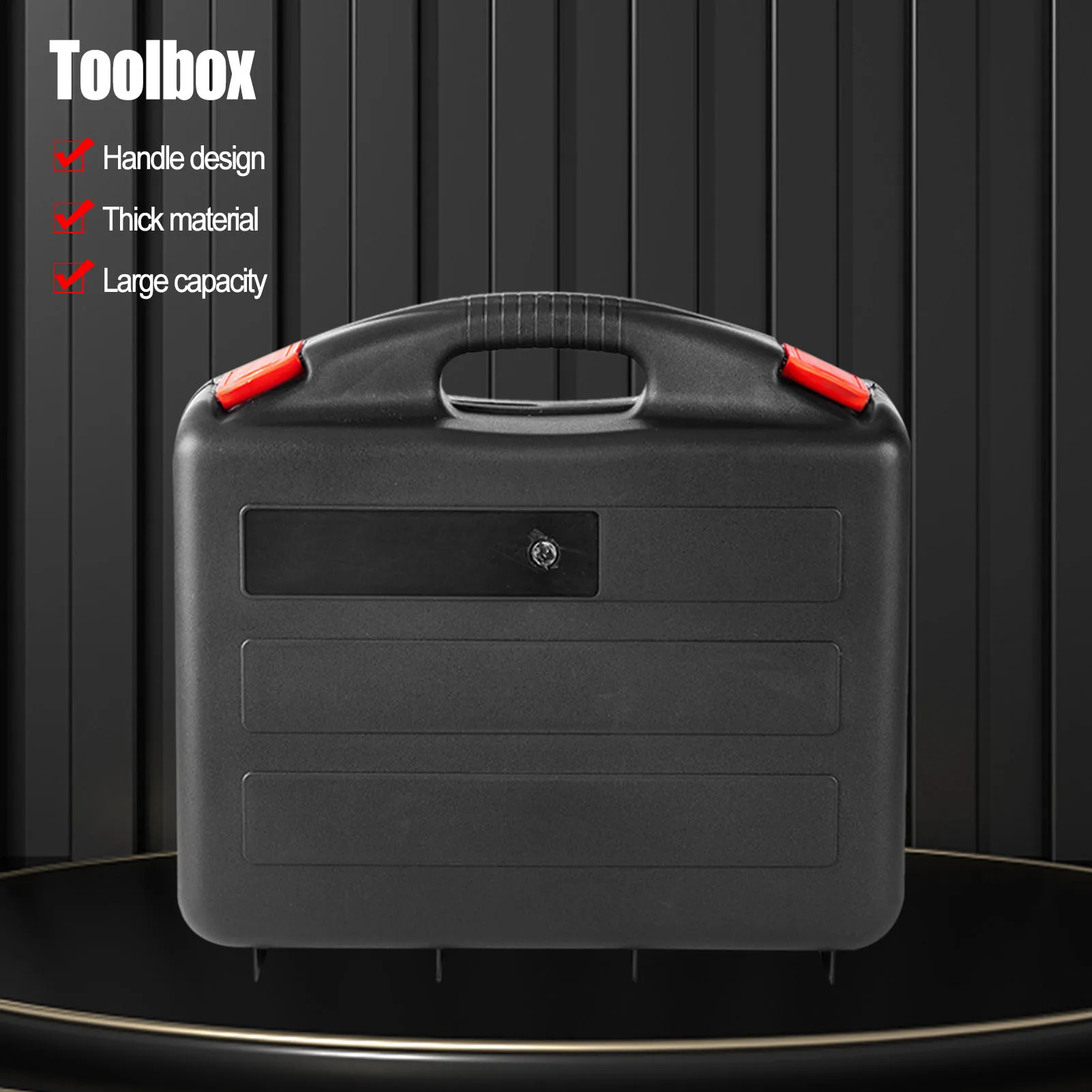 Large-Capacity Portable Tool Box Double Buckle Thickened Toolbox Inverter Welding Machine Repair Tool Protective Box Storage Bag