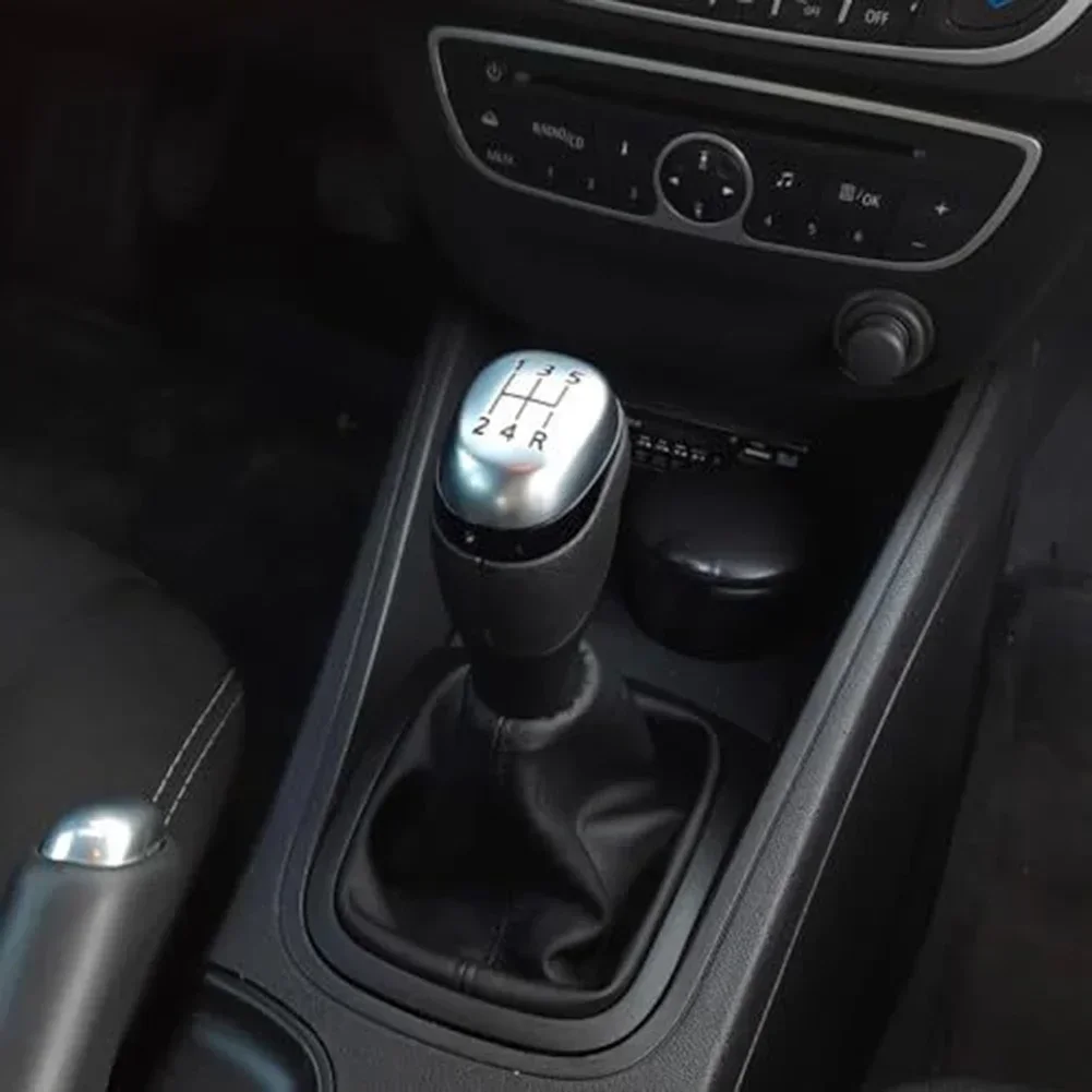 5 Speed Car Shift Knob FOR Renault FOR Cli 4 MK4 2012- Manual Shift Knob Head Replacement ABS Car Accessories