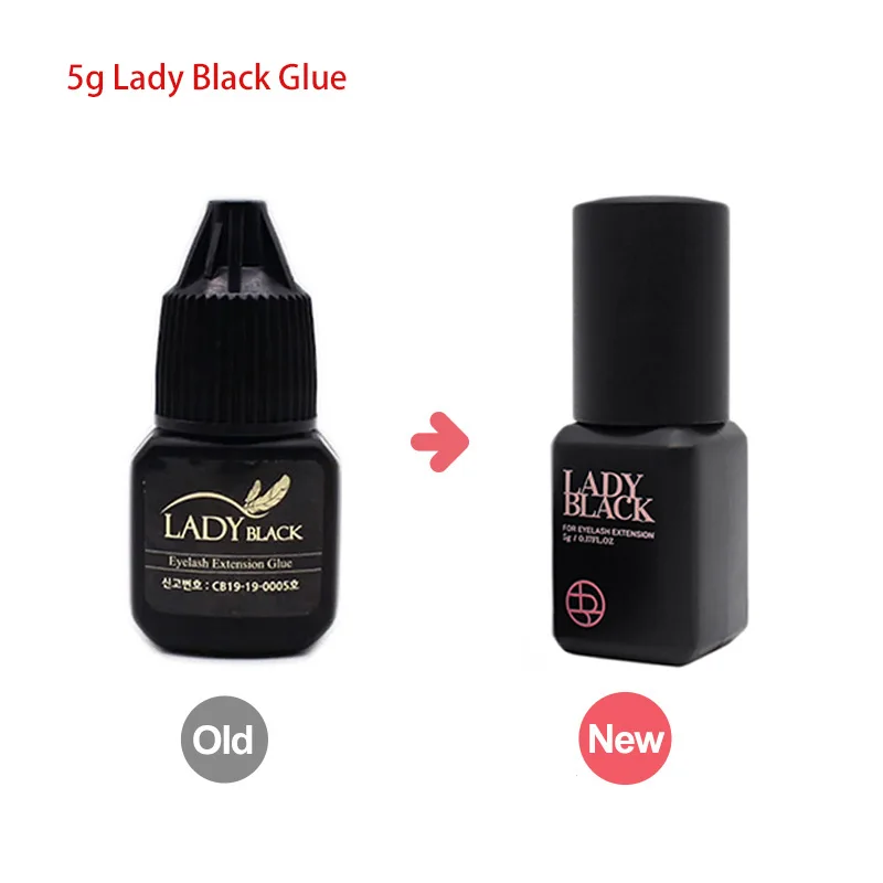 1 Bottle Korea Lady Black Eyelash Extension Glue Fast Drying 5ml Original Professional False Lash Adhesive Makeup Tools Shop 2