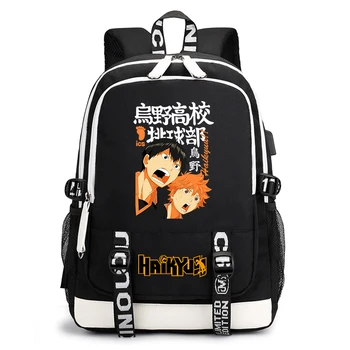 Anime Haikyuu Backpack for Students Casual Lightweight Daypack for Kids Teens School Bag 1