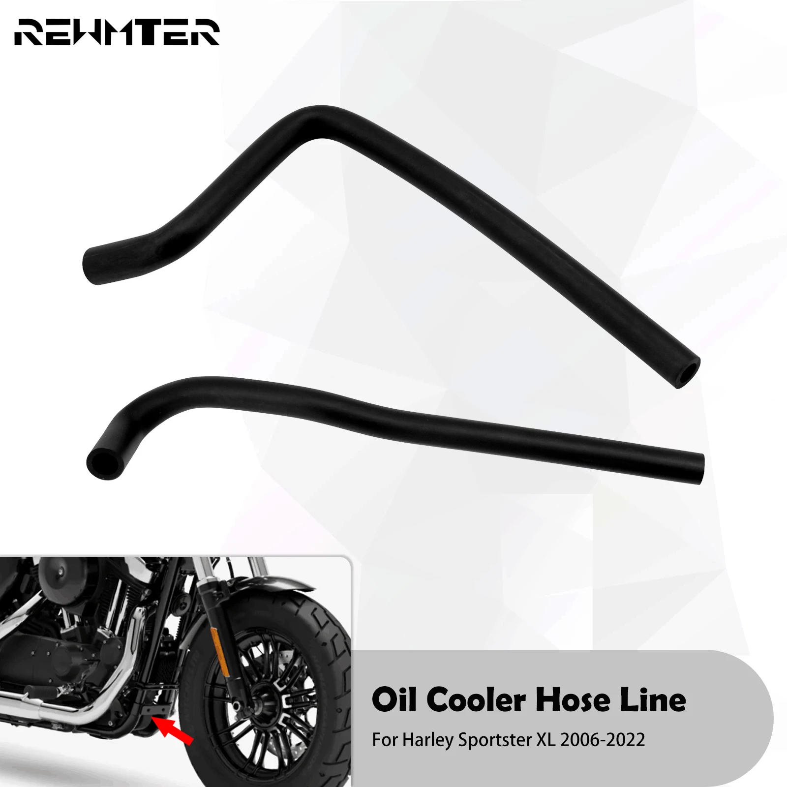 MotorcycleOilCoolerTubeOilDrainHoseLineForHarleySportsterXL