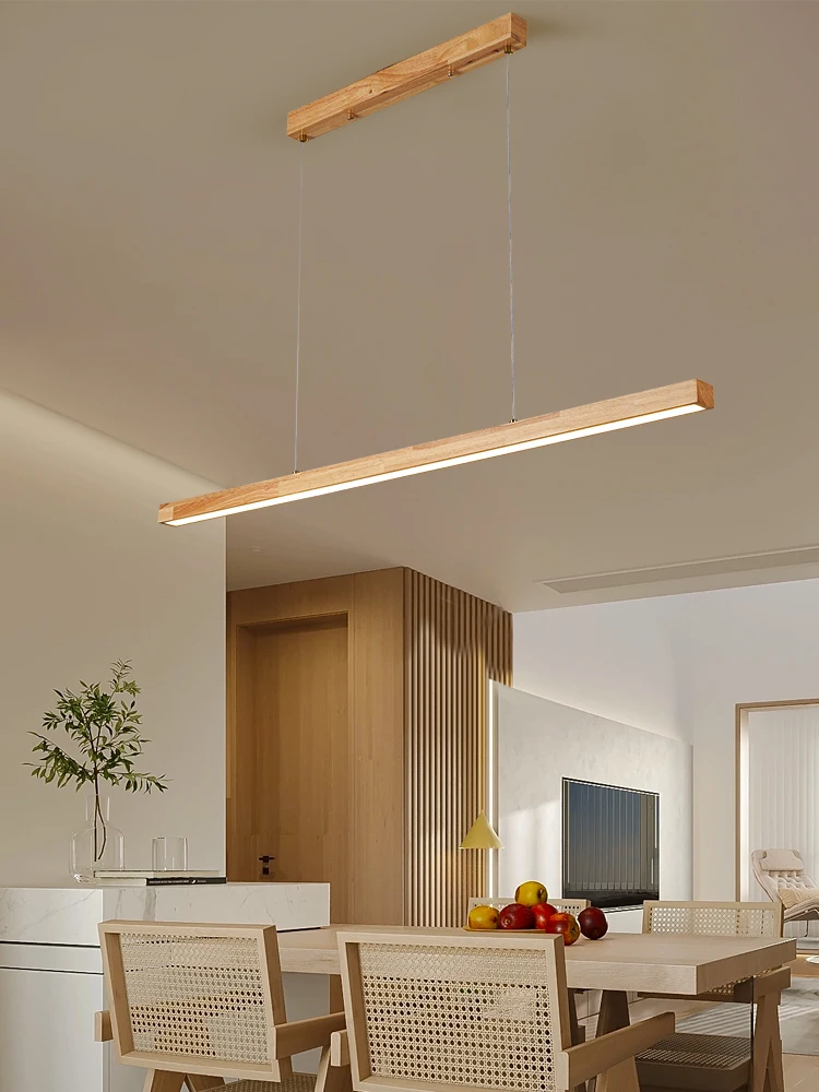 Modern Hanging Chandelier for Dining Room Kitchen Shop Long Table Wooden Chandelier Pendent Lamp Minimalist Design Led Lighting led chandelier ceiling chandelier led pendant light