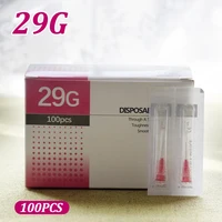 29g Needle 13mm Disposable Needle Individually Packaged Sterile Steel Tip Needle Painless Beauty Tools 1
