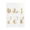 Brass Hook Creative Nordic Clothes Hook Door Wardrobe Shoe Cabinet Single Hanging Clothes Hook Wall Hanging 1