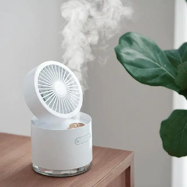 Állítható Utazási Ventilátor, Világítókkal Az Irodák Számára Nyári Kézi Kis Ventilátor Több Tartományban Újratölthető - Image 5