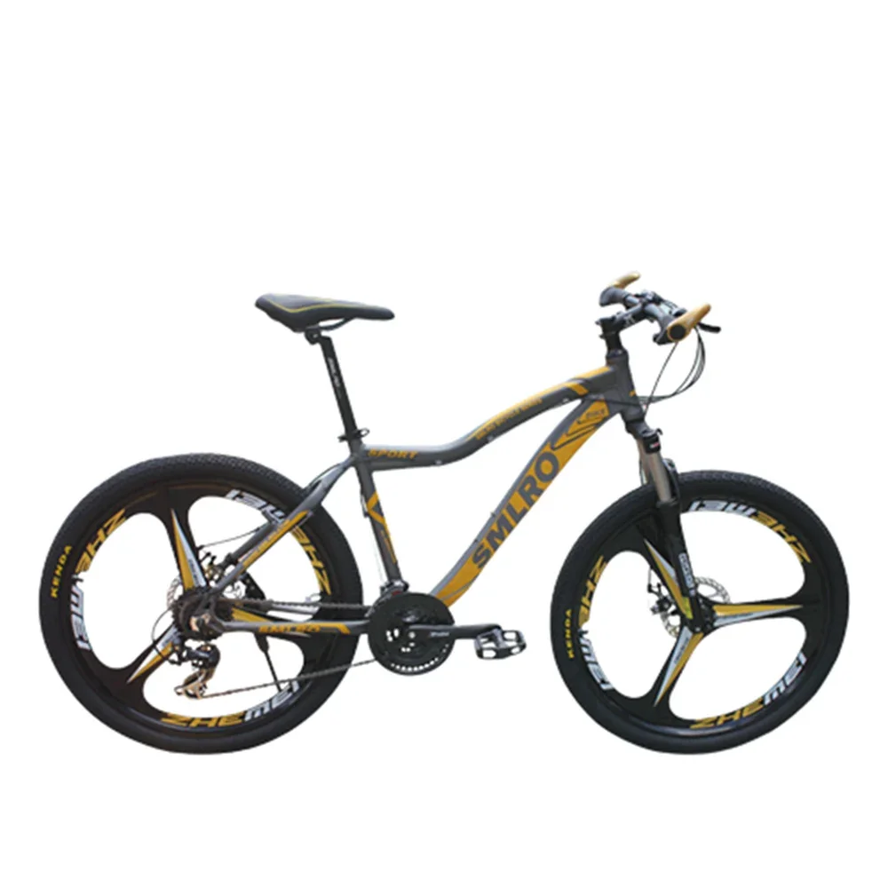 

24 Speed Bicycle 26 Inches Mountain Bike Aluminium Alloy Front And Rear Dual Disc Brakes Durable Comfort Shock Absorption