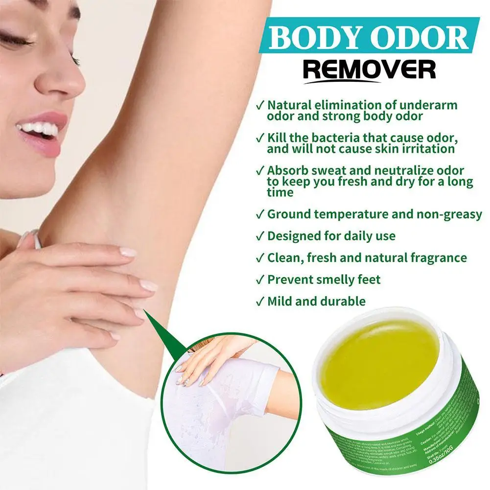 Crema Deodorante per Rimuovere l'Odore Corporeo, Elimina il Cattivo Odore delle Ascelle, Rinfrescante, Antitraspirante, Aroma Duraturo, Cura del Corpo - immagine 4
