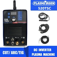 520TSC 3 in 1 Plasma Cutter/TIG/ARC MMA Stick Welding Machine Pulse Digital Foot Pedal 50A Cutting 200A Welding 1
