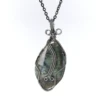 VGDS Unique Natural Crystal Labradorite Stone Handmade Wire Wrapped Charms Pendants Necklaces Retro Fashion Men Women Jewelry 6