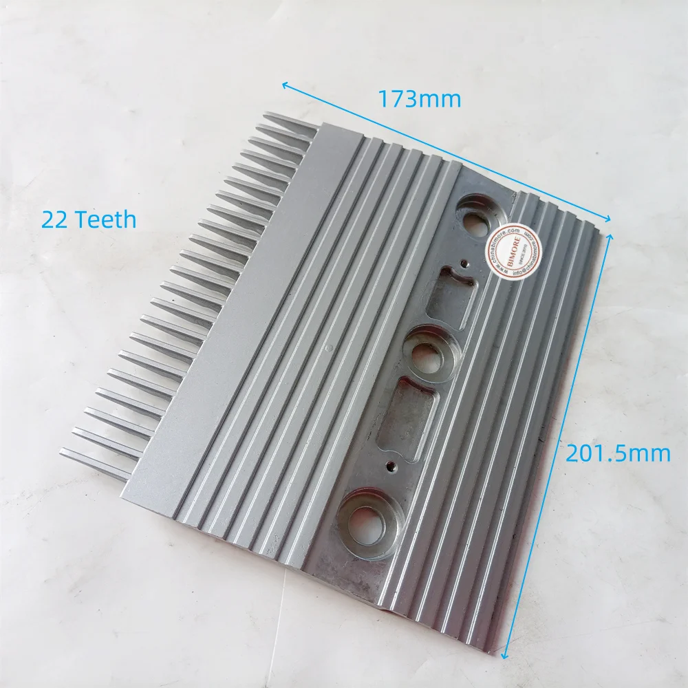 DEE1718890 Escalator Sidewalk Parts Comb Plate Combplate AL 22T L 201.5mm