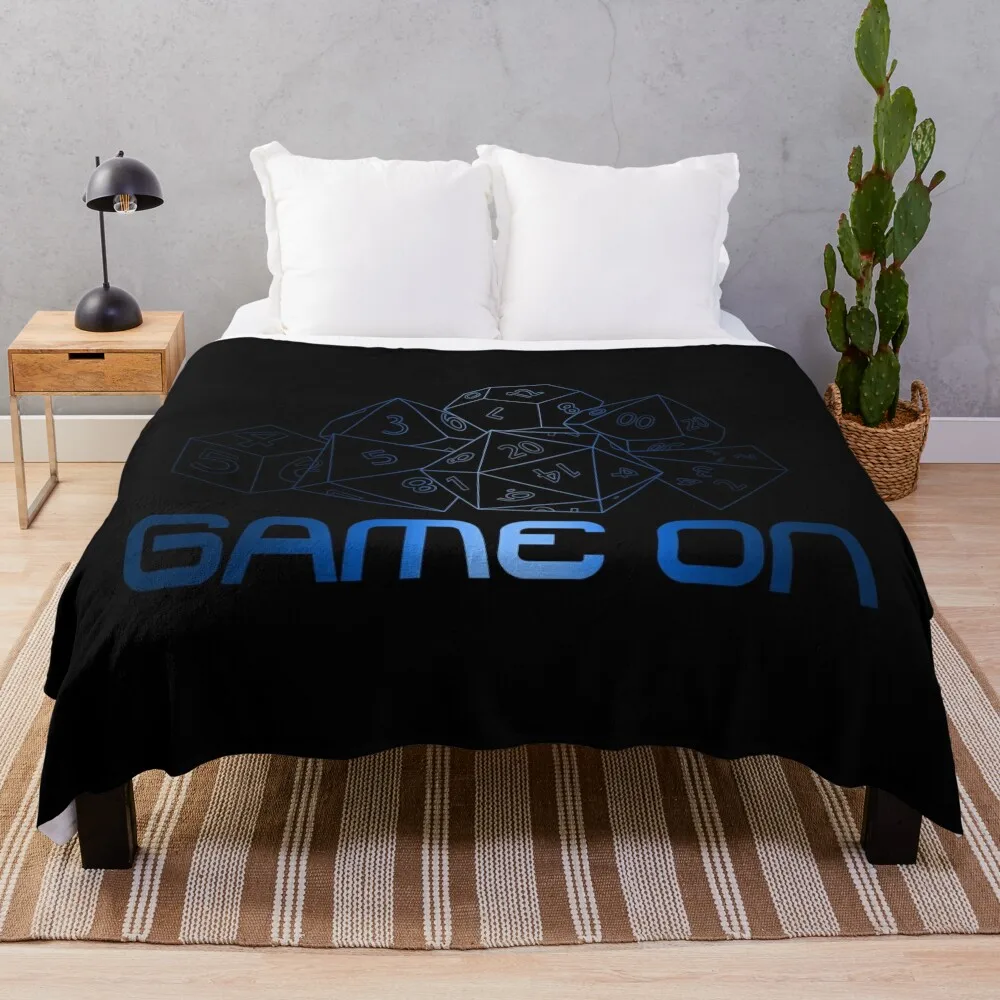 

Gamer Dice Throw Blanket Hair Blanket Polar blanket